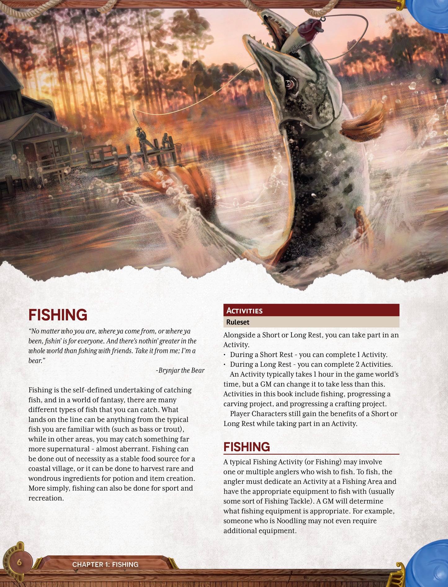 Why Slay Dragons when you could be FISHING (Hardcover/PDF Bundle)
